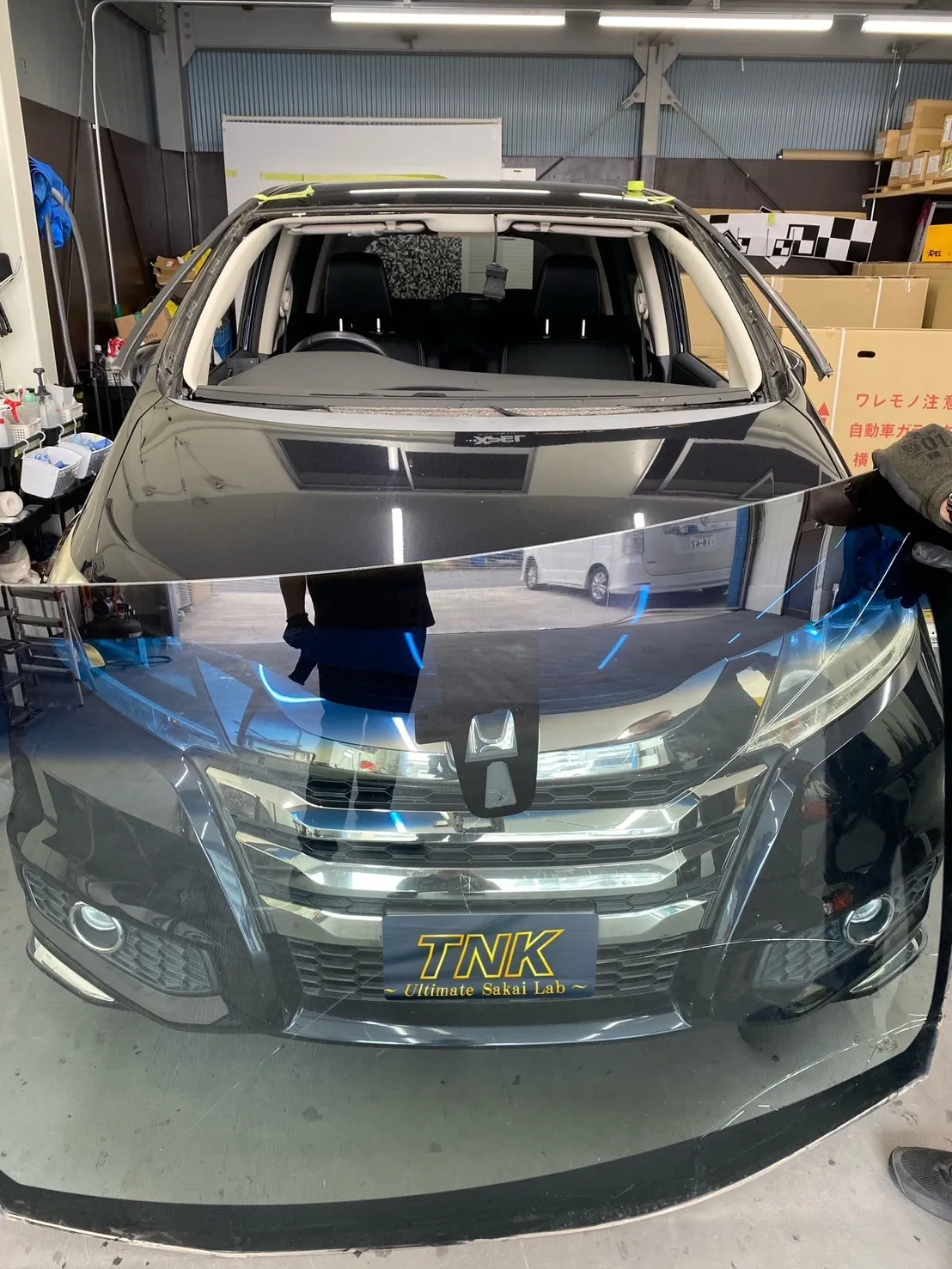フロントガラス交換でご来店して頂きました！オデッセイ
