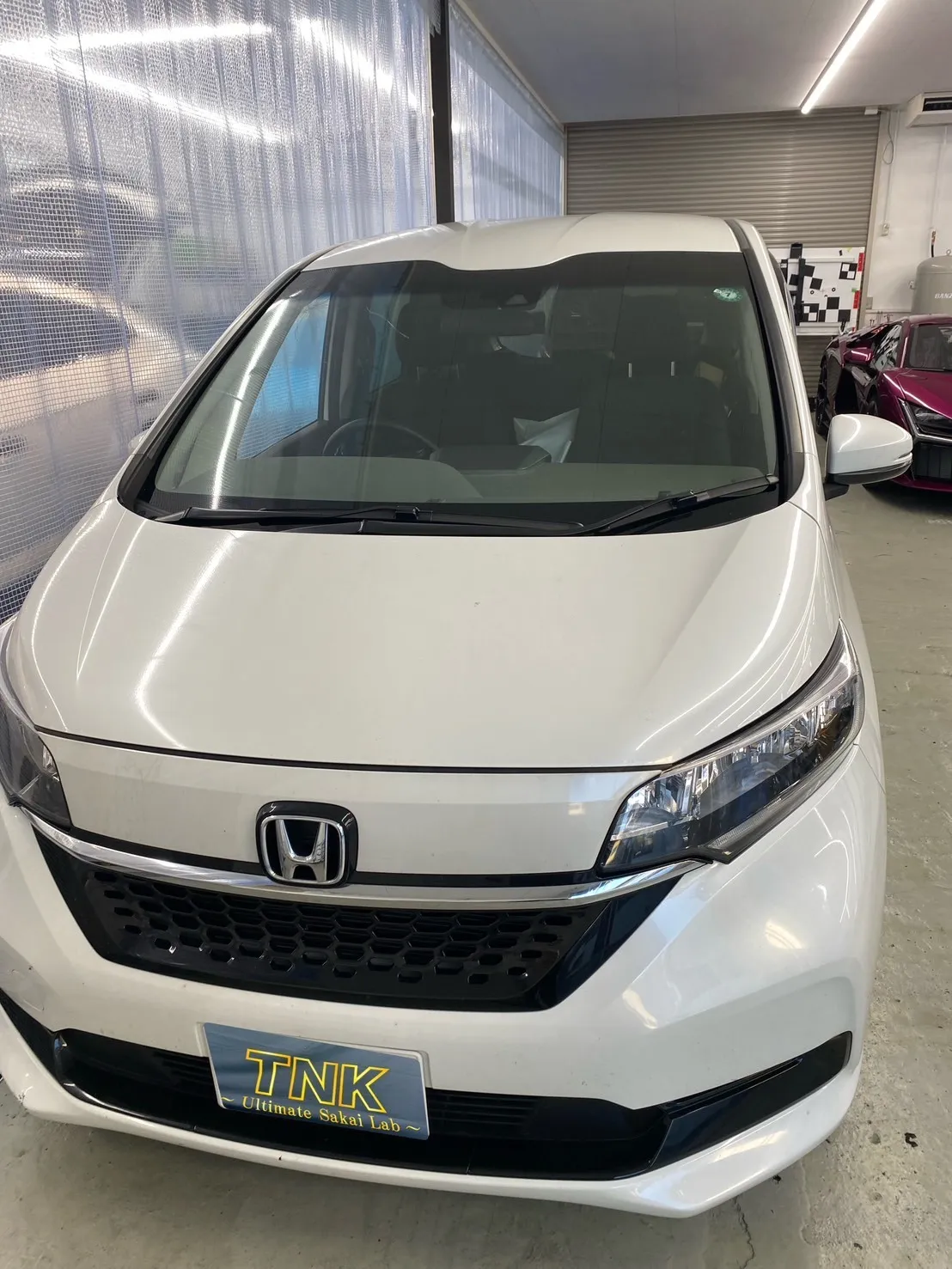 フロントガラス交換でご来店して頂きました！フリード