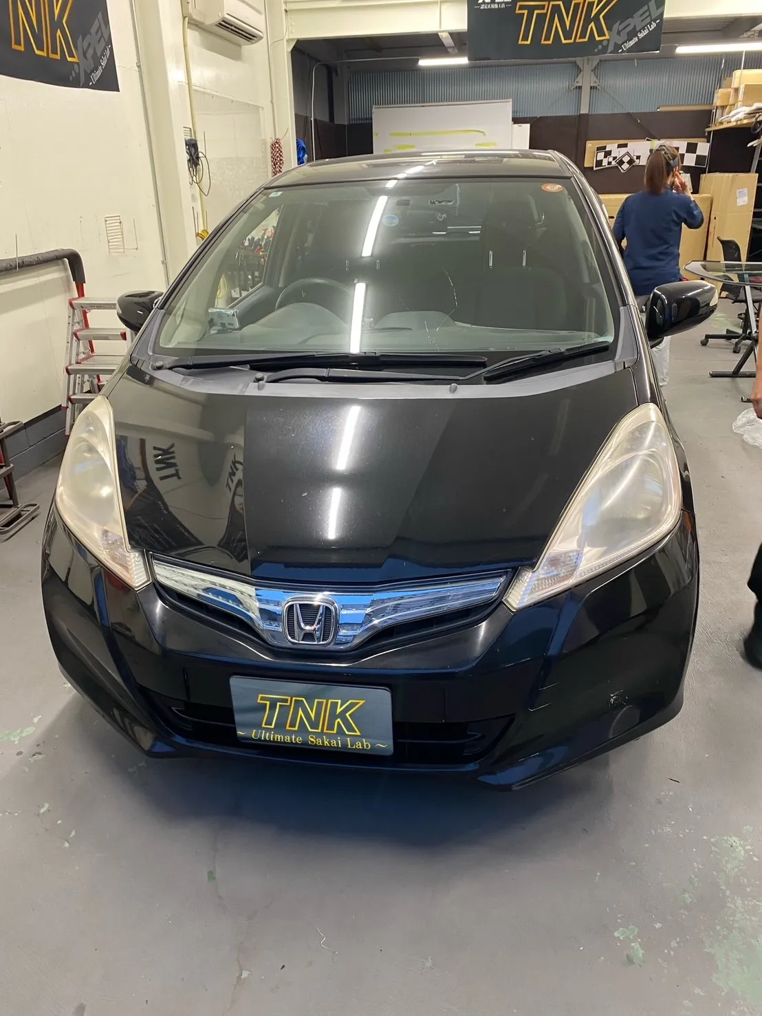 フロントガラス交換でご来店いただきました！フィット