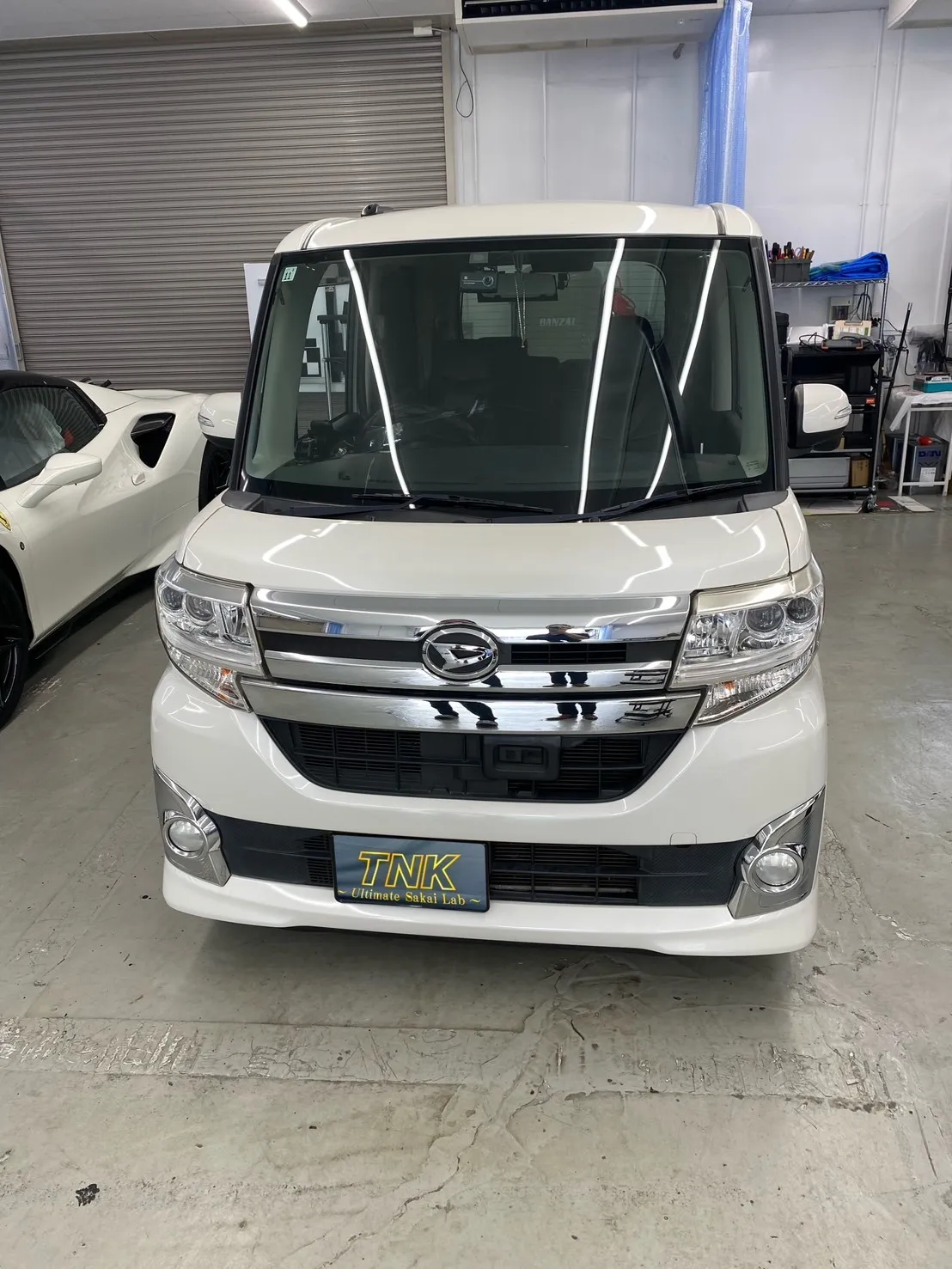 フロントガラス交換でご来店いただきました！タント