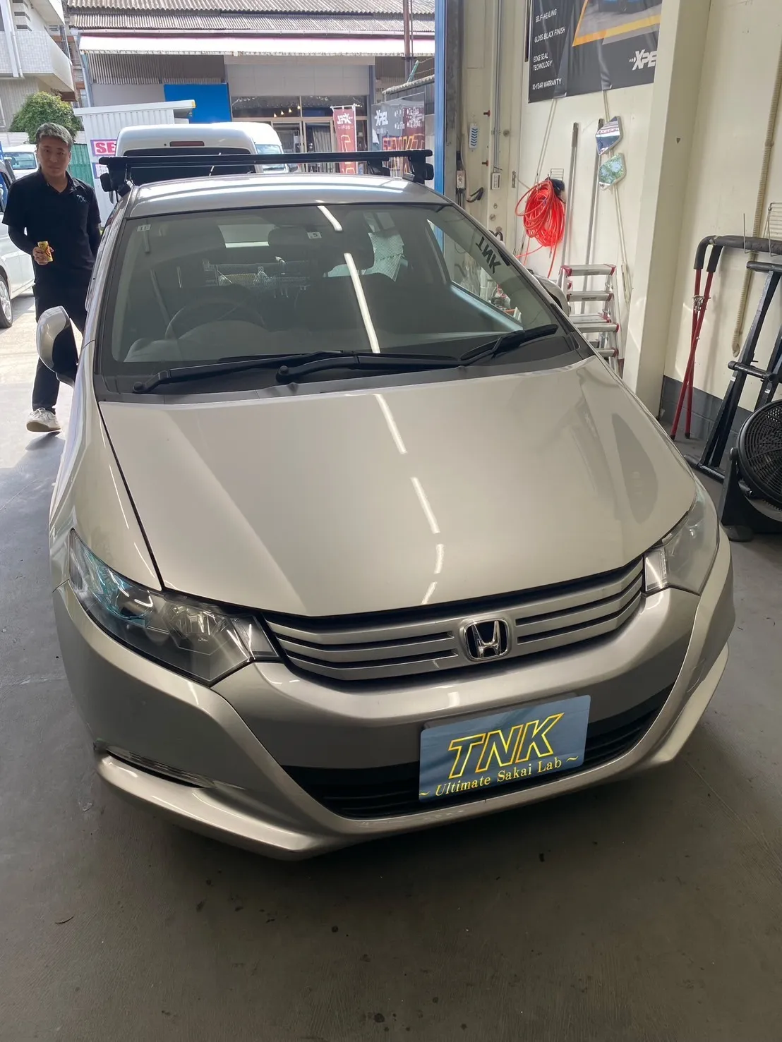 フロントガラス交換でご来店いただきました!インサイト