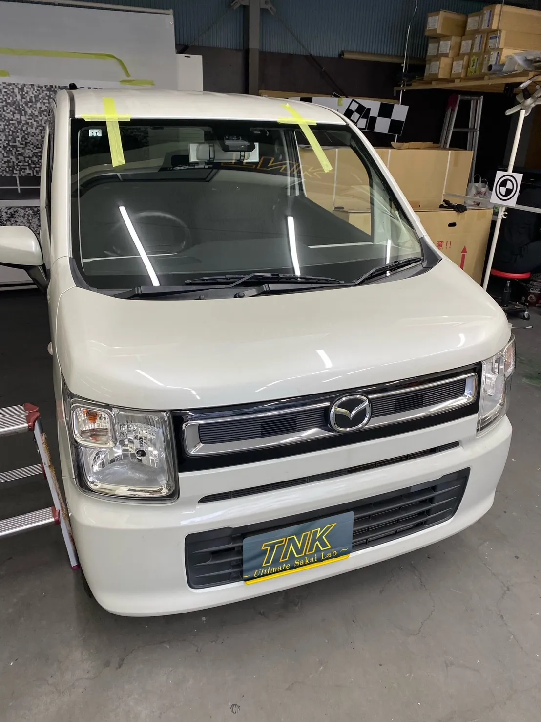 フロントガラス交換でご来店いただきました！ワゴンR